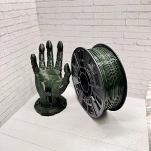 Пластик PETG хаки 1кг на катушке