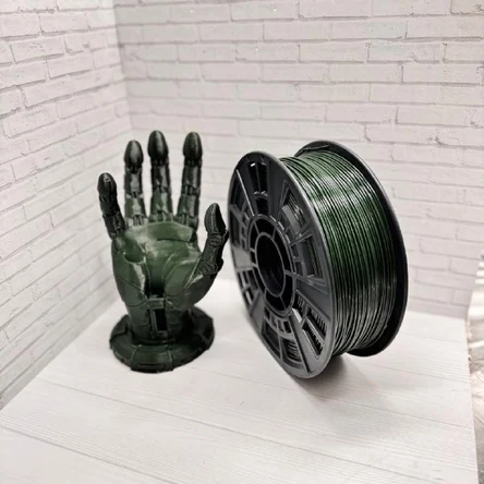 Пластик PETG хаки 1кг на катушке